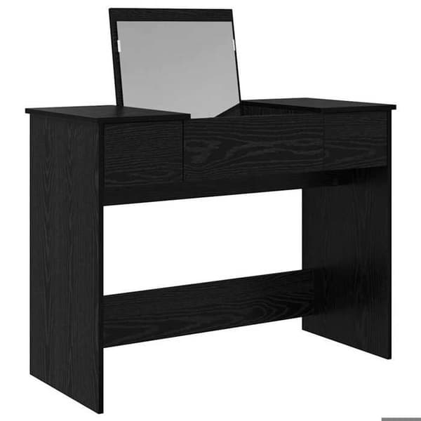 Maison Exclusive - Kosmetikbord med skuffe, Sort eg 100 x 45 x 76 cm