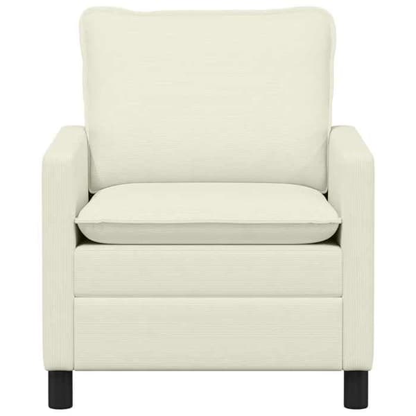 Maison Exclusive - Soffa Creme 76 x 81 x 87,5 cm Tyg