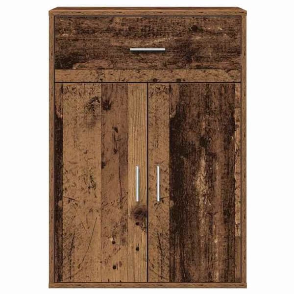 Maison Exclusive - Buffé i gammalt trä 60 x 30 x 84 cm Ingenjörsträ