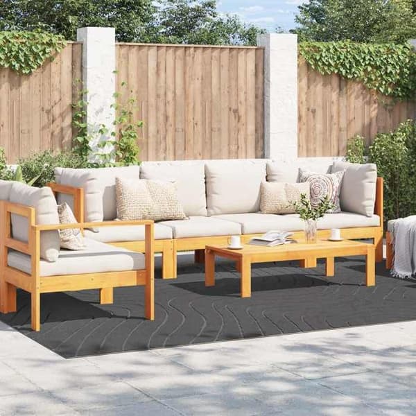 Maison Exclusive - PALMERAS Anthracite Polyester - Sisä- ja ulkokäyttöön tarkoitettu matto