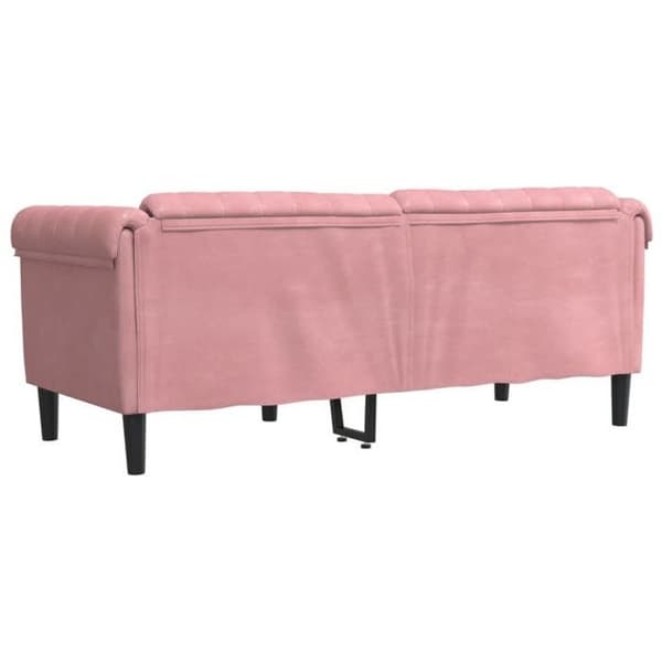 Maison Exclusive - Soffa för 2 personer i rosa sammet Ros