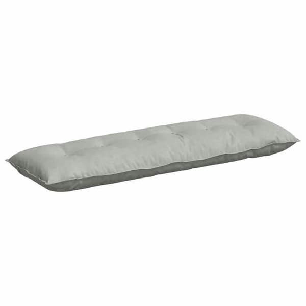 Tyyny - MAISON EXCLUSIVE - Selkätyyny - Kammottu sametti - 160 x 50 cm - Vaaleanharmaa Ljusgrått