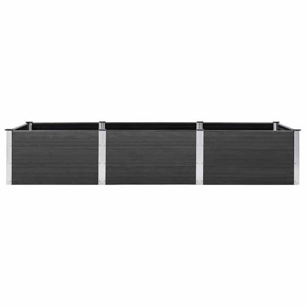 Maison Exclusive - Nostettu puutarhavuode Harmaa 300x100x54 cm WPC