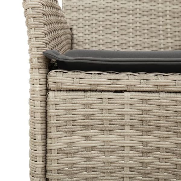 Maison Exclusive - Havemøbler sæt med puder 3 stk rattan og glas