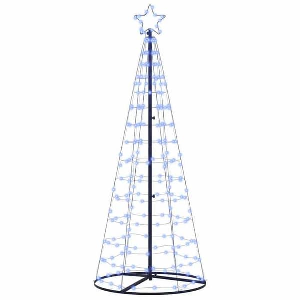 Maison Exclusive - LED Julgran EKENAS 250 cm 390 LED Blå Stålblå Stålblå