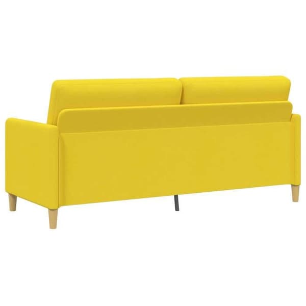 Maison Exclusive - Soffa med förvaring Ljusgul 192 x 78 x 87 cm Polyester