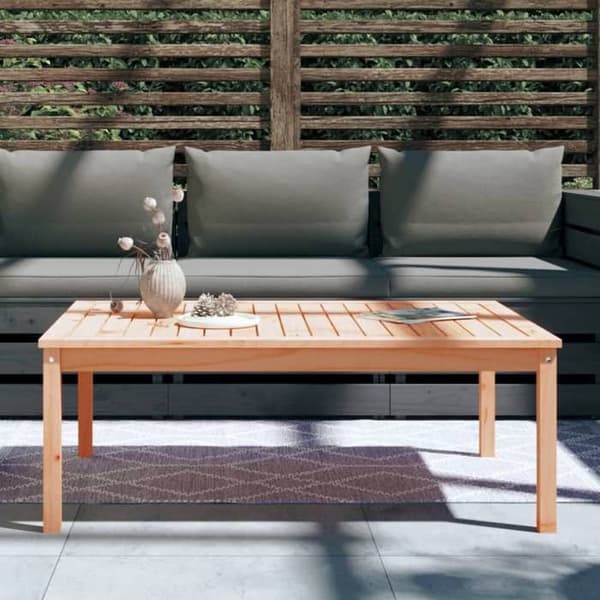Maison Exclusive - Trädgårdsbord 121x82,5x45 cm av massiv douglas.