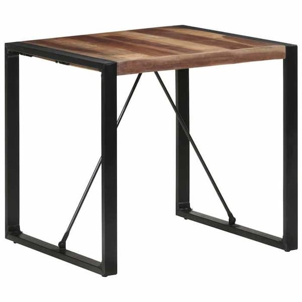 Maison Exclusive - Matbord 80x80x75 cm massivträ