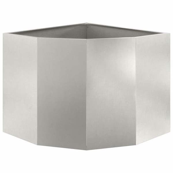 Maison Exclusive - Silverhörnplanter 60 x 60 x 50 cm Rostfritt stål