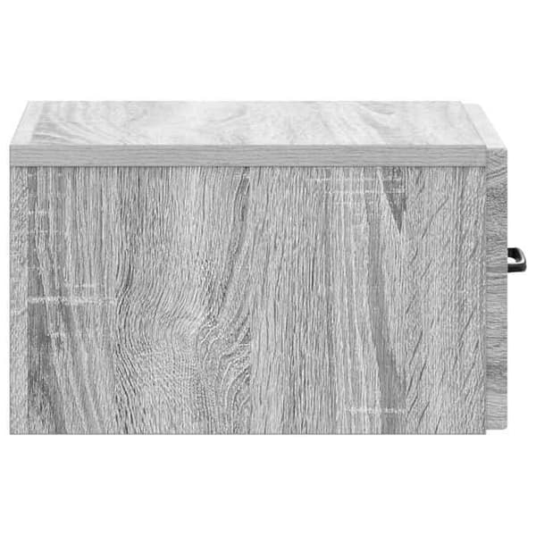 Maison Exclusive - Sonoma harmaa seinähyllyyöpyöre 34,5 x 33 x 20 cm
