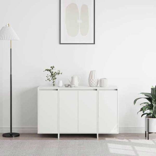 Maison Exclusive - Buffé Vit 120 x 41 x 75 cm Ingenjörsträ Vit