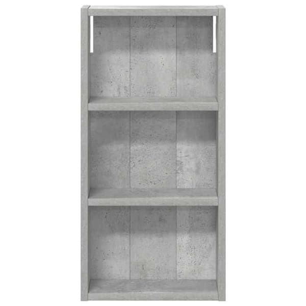 Maison Exclusive - Væghængt badeværelsesskab Grå Beton 30 x 10 x 60,5 cm