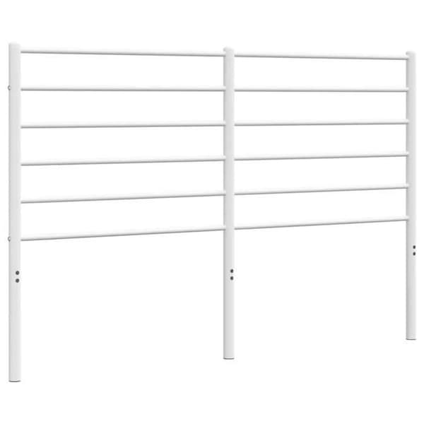 Maison Exclusive - Ersättningssänggavel i vit metall 160 cm