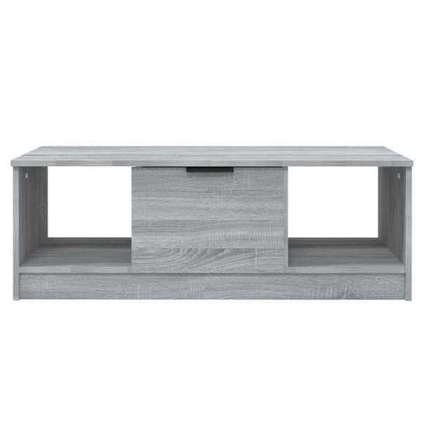 Bord - EKSKLUSIV HUS - Sonoma grå - 102x50x36 cm - Ingeniørtræ - 3 rum Sonoma grå