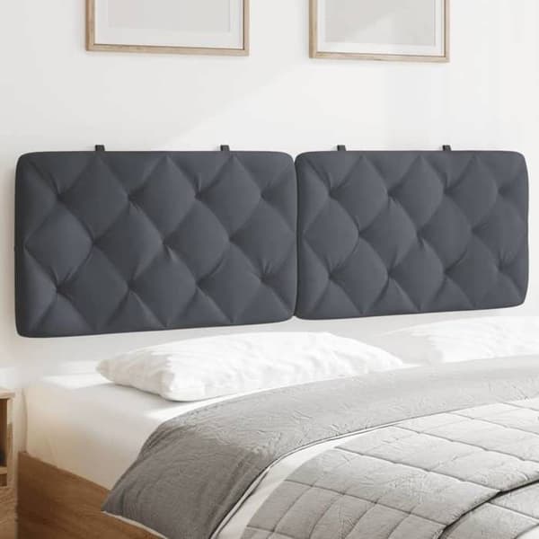 Maison Exclusive - Tummanharmaa 160 cm päätytyyny samettia Mörkgrå