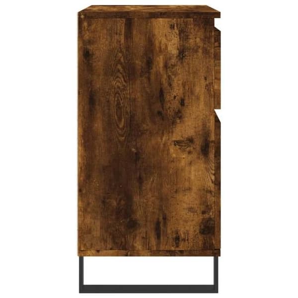 Maison Exclusive - Buffet Røget Eg 60x35x70 cm Ingeniørtræ Rökt ek
