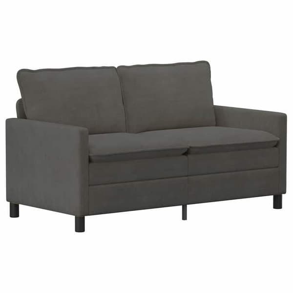 Maison Exclusive - Sæt af 2 sofaer Mørkegrå Stof