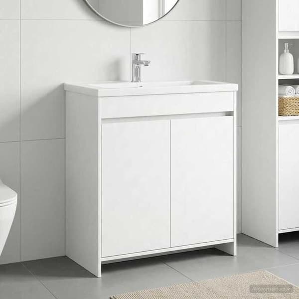 Maison Exclusive - Hvid badeværelses underskab 78,5 x 37,5 x 81 cm