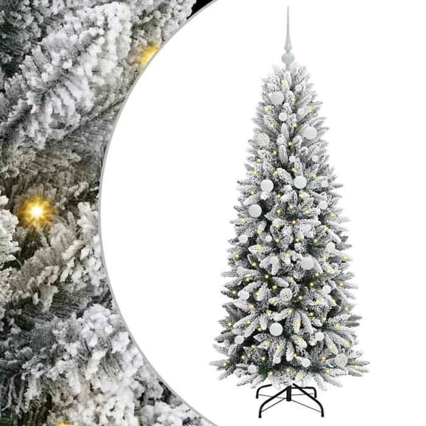 Maison Exclusive - Konstgjord Julgran Vit 150 cm Vit