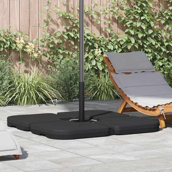 Maison Exclusive - Bærbar parasolbase Sand/Vand 60 L