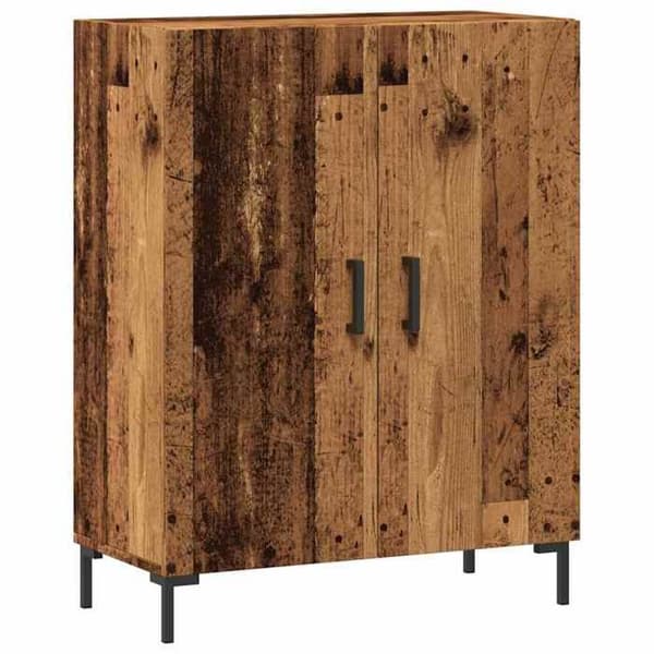 Maison Exclusive - Buffé gammalt trä 69,5x34x90 cm ingenjörsträ
