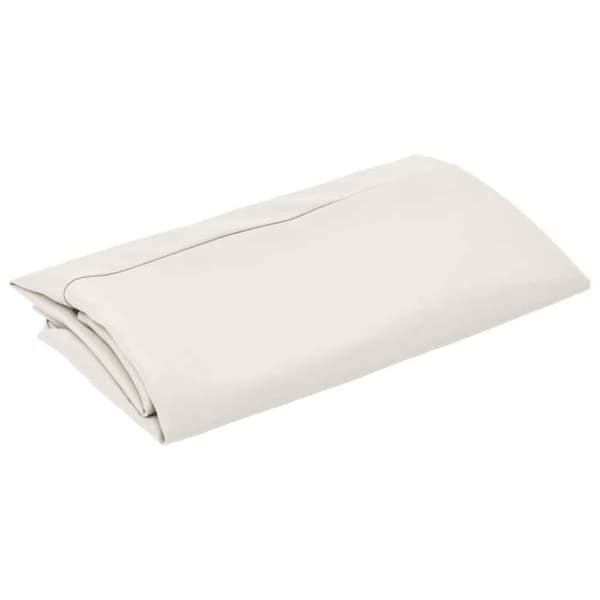 Maison Exclusive - Ersättningsduk för Vit Sand Parasol 300 cm sandvit