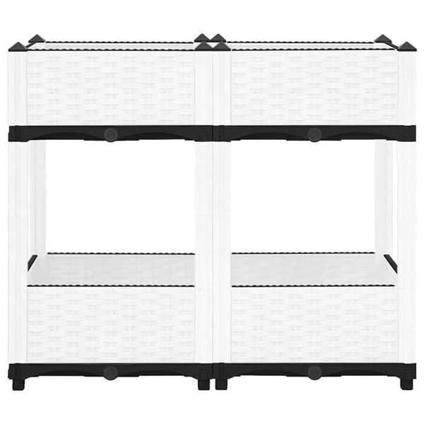 Maison Exclusive - Hög säng 80x40x71 cm Polypropylen Vit