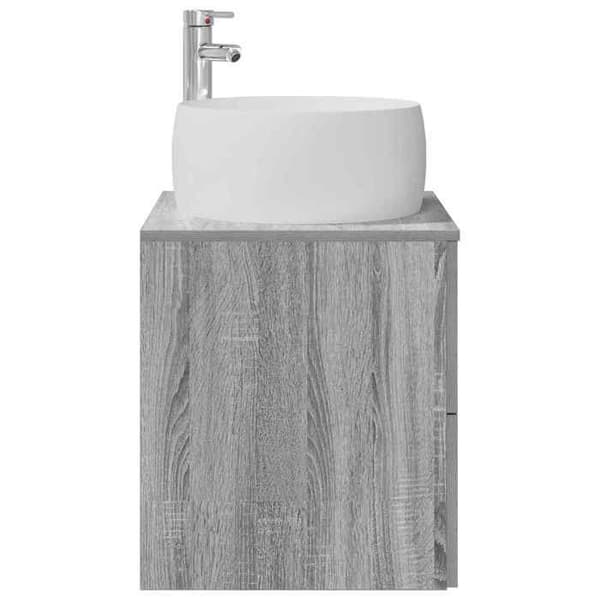 Exklusiv möbel - Väggmonterad handfat Vanity Sonoma grå 49,5 x 44,5 x 66 cm