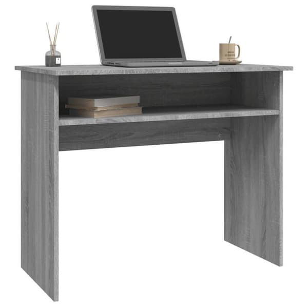 Maison Exclusive - Kontor Sonoma grå 90x50x74 cm Ingenjörsträ