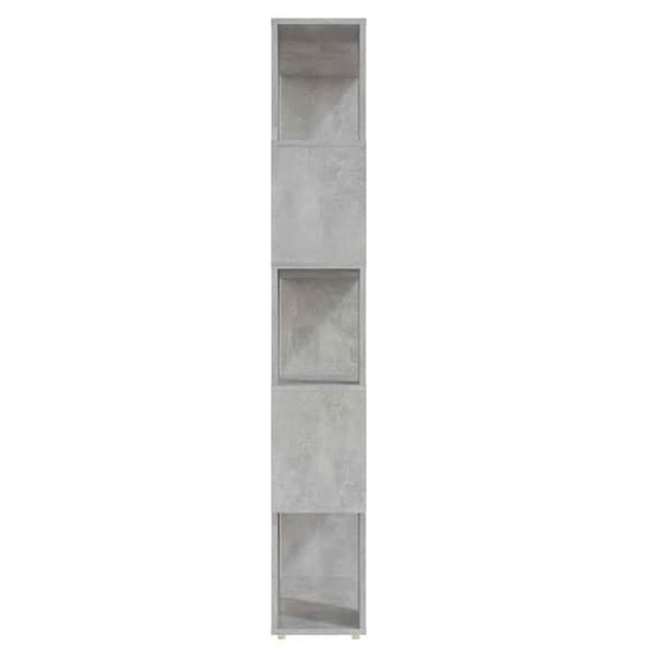 Maison Exclusive - Separatorbibliotek Grå betong 80x24x155 cm