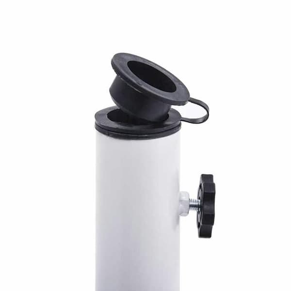 Maison Exclusive - Parasolfot Vit 9 kg 40 cm Gjutjärn