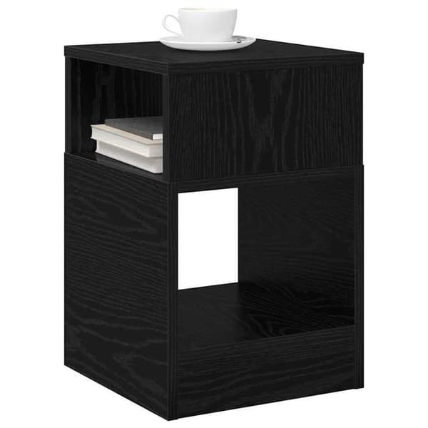 Maison Exclusive - Sidebord 2 stk Sort eg 30,5 x 30 x 45 cm
