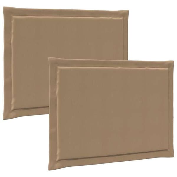 Maison Exclusive - Sædehynder 2 stk Polyester Taupe 47 x 36 x 2 cm Mol