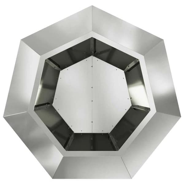 Maison Exclusive - Silverfärgad Planter 75 x 75 x 60 cm Galvaniserat stål