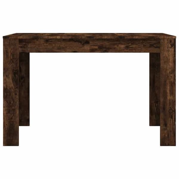 Spisebord - EKSKLUSIV HUS - 120x60x76 cm - Røget eg - Ingeniørtræ - Rektangulær Rökt ek
