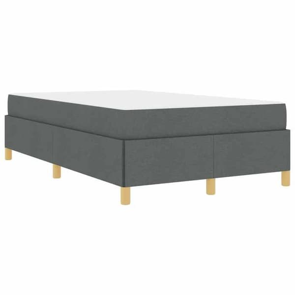 Maison Exclusive - Tummanharmaa sänkykehys 120 x 200 cm kangas Mörkgrå
