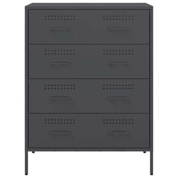 Maison Exclusive - Anthracite buffet 68x39x89 cm teräs antracit