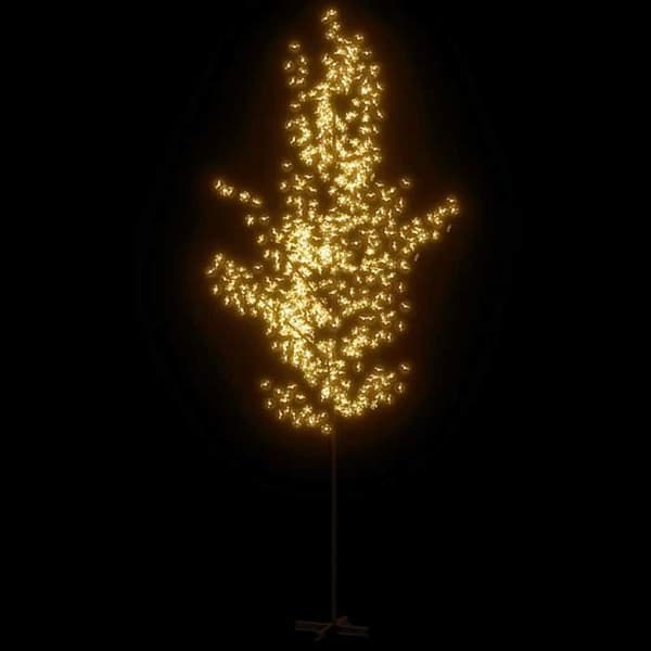 Maison Exclusive - LED-träd körsbärsblomma 672 LED Varm vit 400 cm