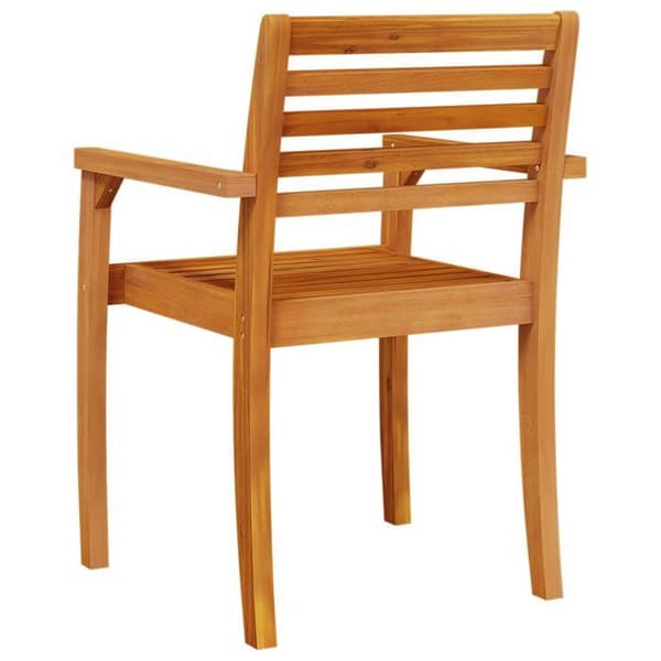 Maison Exclusive - Trädgårdsstolar set om 4 59x55x85 massiv akaciaträ