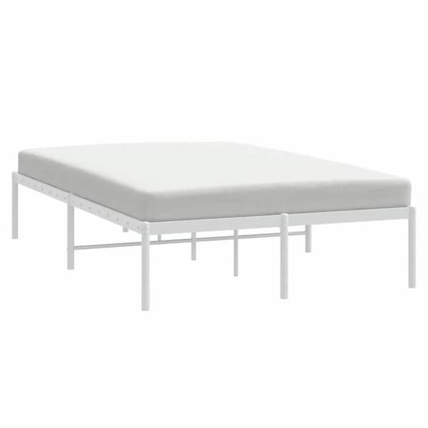 Maison Exclusive - Hvid metal sengestel 120x190 cm Vit