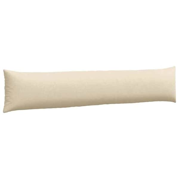 Soffkuddar - EXKLUSIVT HEM - 200 x 40 cm (2-pack) - Kräm - Dragkedjefodral - Polyesterfyllning Grädde