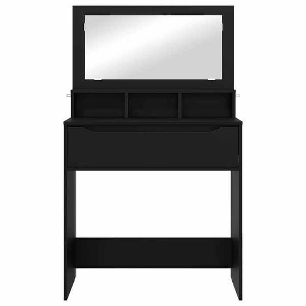Maison Exclusive - Makeupborde til værelset Sort 80 x 39,6 x 135 cm