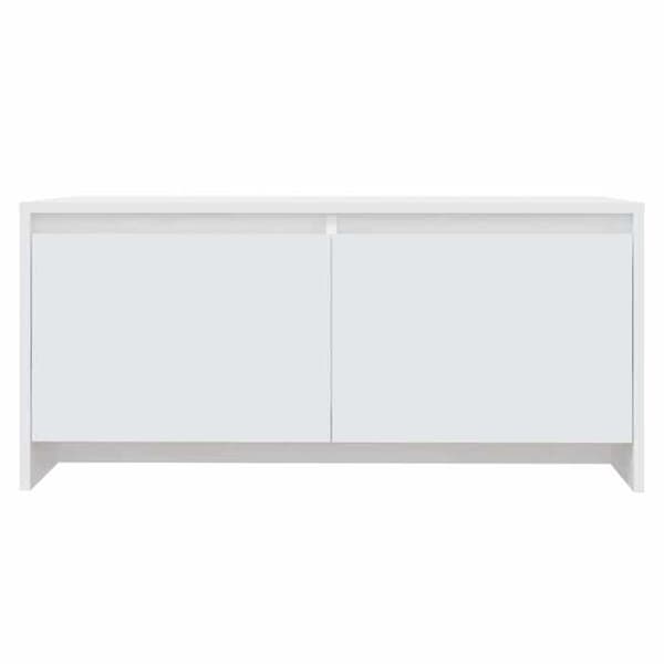 Bord - EKSKLUSIV HUS - 90 x 50 x 41,5 cm - Hvid - 2 skuffer - Træ (spånplader) Vit