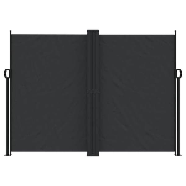 Maison Exclusive - Svart utdragbart sidotak 180x1000 cm