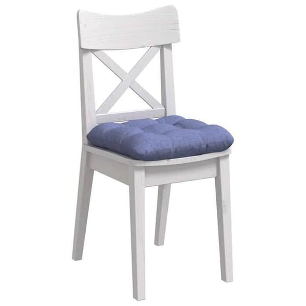 Sittkuddar - EXKLUSIVT HEM - 4 stycken - Denimblå - 45 x 45 x 12 cm - Polyesterfyllning denim blå