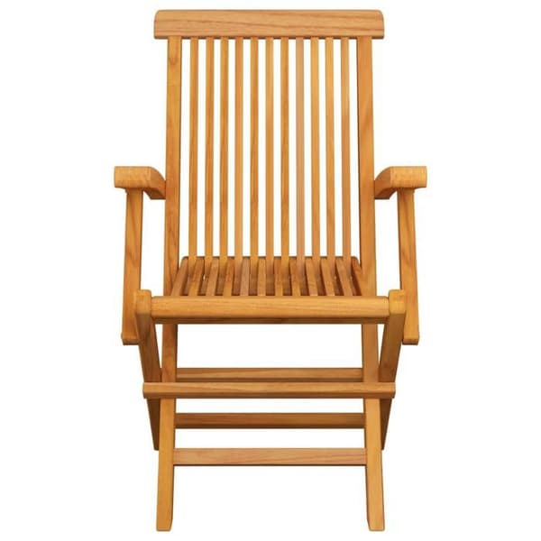 Trädgårdsstolar - Set om 6 - Massivt teak - Fällbara - Väderbeständiga