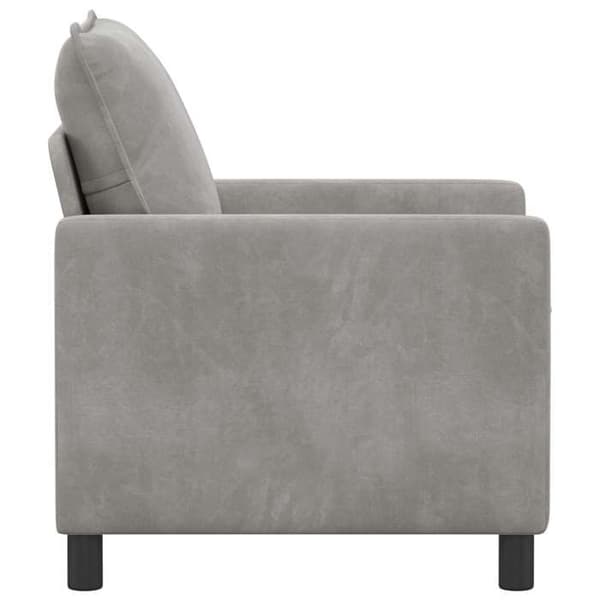 Maison Exclusive - Lysegrå Velour Sofa