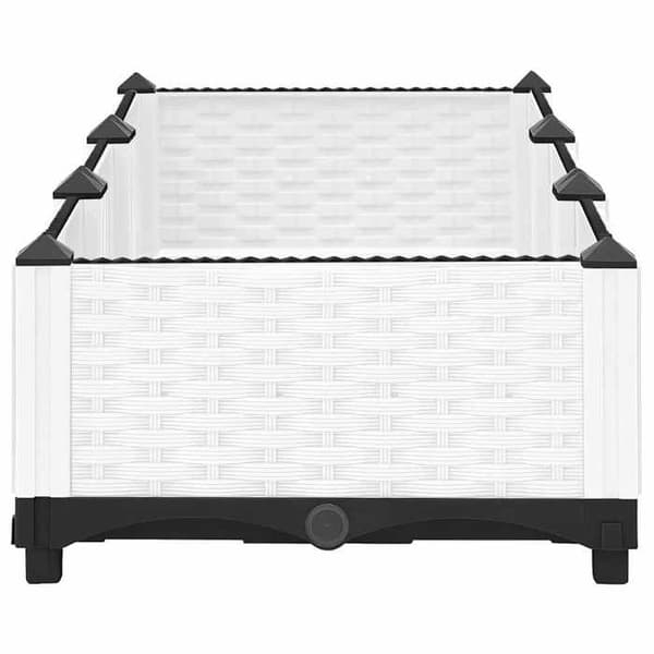 Maison Exclusive - Hög säng 120x40x23 cm Polypropylen Vit