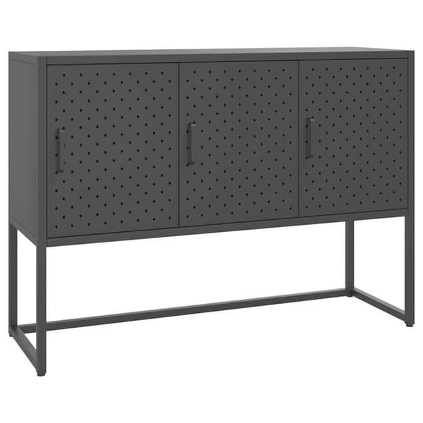 Maison Exclusive - Buffé Anthracite 105x35x75 cm Stål