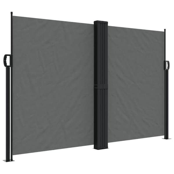 Maison Exclusive - Retractable sidokåpa antracit 160x1200 cm